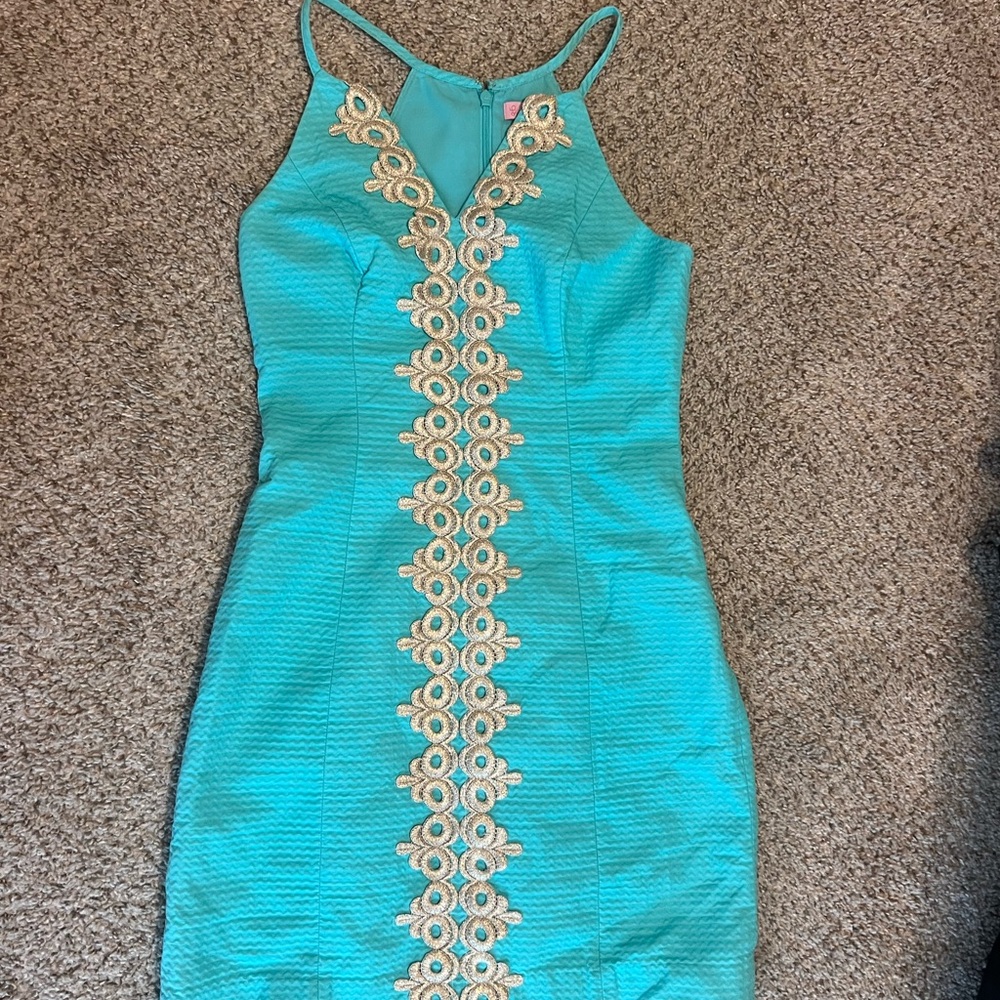 Turquoise Lilly Pulitzer Dress